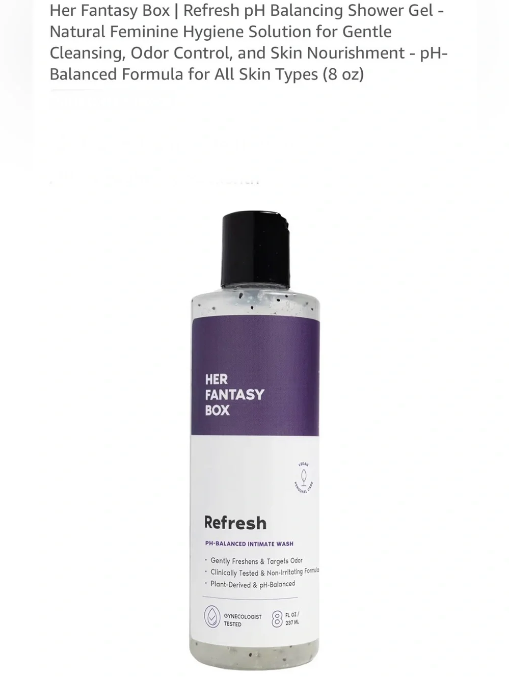 Refresh pH-Balanced Intimate Wash — Purple